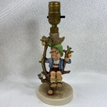 M.I. Hummel 230 Apple Tree Boy, Table Lamp Tmk 2