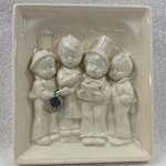 M.I. Hummel 134 Quartet, Plaque, M.I. Hummel on Back, Arbeitsmuster White, Tmk 6