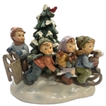 Danbury Mint, M.I. Hummel Figurine — Dashing Through The Snow