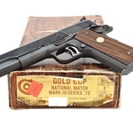 Colt 1911 Gold Cup National Match Mark IV Series 70, Blue 5 inch, .45 ACP