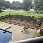 Pool House July 2024 Start Removing New Pad
