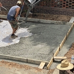 Pool House July 2024 Start Removing New Pad