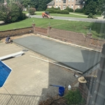 Pool House July 2024 Start Removing New Pad