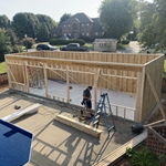 Pool House July 2024 Start Removing New Walls