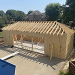 Pool House July 2024 Start Removing New Roof