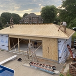 Pool House July 2024 Start Removing New Roof