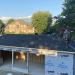 Pool House July 2024 Start Removing New Roof Shingles