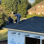 Pool House July 2024 Start Removing New Roof Shingles