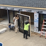 Pool House July 2024 Start Removing Sierra Pacific Doors and Windows
