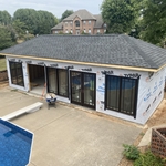 Pool House July 2024 Start Removing Sierra Pacific Doors and Windows