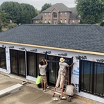 Pool House July 2024 Start Removing Sierra Pacific Doors and Windows