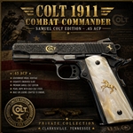 Colt 1911 Combat Commander .45 ACP, Engraved, 220CCC