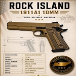 Rock Island 1911A1 10MM, RIA2277012