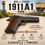 SDS Tisas 1911A1 US Army 9MM TO520-20K00812