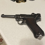 German Luger P08 1918-1920 DWM (Deutsche Waffen- und Munitionsfabriken) 9MM, 3884, Rider Regiment 4