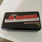 Magnum Research .50 Caliber, 2 Boxes
