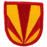 Beret Flash, 3rd Battalion (Vulcan/Stinger) (Airborne), 4th Air Defense Artillery, Merrowed Edge