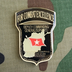 Challenge Coin, 101st Airborne Division (Air Assault) DCG S, Deputy Commanding General Support Afghanistan