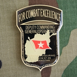 Challenge Coin, 101st Airborne Division (Air Assault) DCG O, Deputy Commanding General Operations Afghanistan