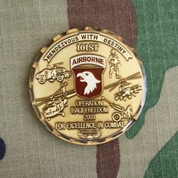 Challenge Coin, 101st Airborne Division (Air Assault) OIF 2003 Combat Coin