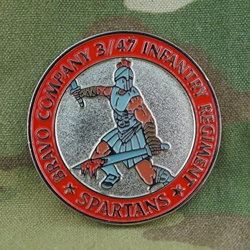 Challenge Coin, 2nd Battalion, 327th Infantry Regiment No Slack
