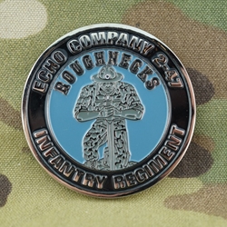 Challenge Coin, 2nd Battalion, 327th Infantry Regiment No Slack