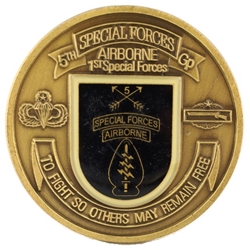 Rank, Specialist Five E5 Polished Brass G.I.