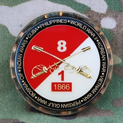8th Cavalry Regiment, "Mustangs", 1st Battalion