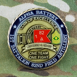 1st Cavalry Division, 82nd Field Artillery Regiment, "Hot Steel", Alpha Battery, 1st Battalion