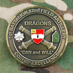 1st Cavalry Division, 82nd Field Artillery Regiment, "Dragons", 1st Battalion