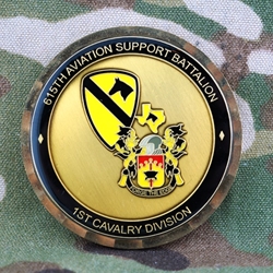 1st Cavalry Division, 615th Aviation Support Battalion, "Cold Steel"