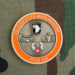 Challenge Coin, 101st Airborne Division (Air Assault), ACoS G-6