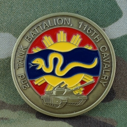 116th Armor Cavalry Regiment, 2nd Tank Battalion