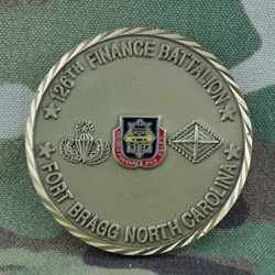 XVIII Airborne Corps, 126th Finance Battalion, Fort Bragg (now Fort Liberty), North Carolina