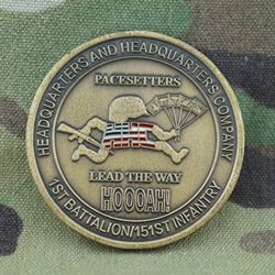 151st Infantry Regiment, HHC, 1st Battalion