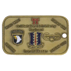 101st Airborne Division (Air Assault), 187th Infantry Regiment "Iron Rakkasans", TORI, 3rd Battalion