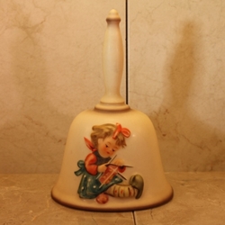 M.I. Hummel 705 Knit One, 1983 Annual Bell, Tmk 6