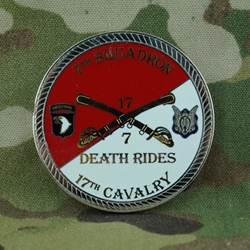 101st Airborne Division (Air Assault), 17th Cavalry Regiment, "Death Rides, (▲), 7th Squadron