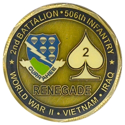 101st Airborne Division (Air Assault), 506th Infantry Regiment "White Currahee"(♠), 2nd Battalion
