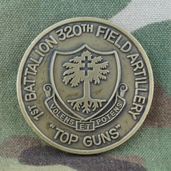 101st Airborne Division (Air Assault), 320th Field Artillery Regiment "Top Guns" (♥), 1st Battalion
