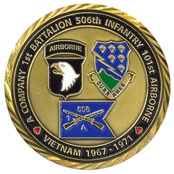 101st Airborne Division (Air Assault), 506th Infantry Regiment, A Company, 1st Battalion