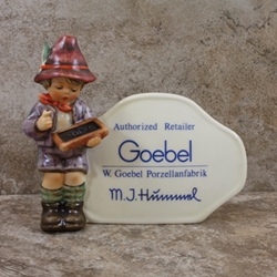 M.I. Hummel 460 Goebel Authorized Retailer Plaque, British, Tmk 6