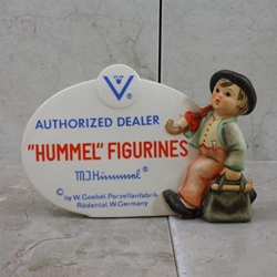 M.I. Hummel 187 M.I. Hummel Plaque, In English Tmk 4, Authorized Dealer, Type 1