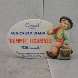 M.I. Hummel 187-A M.I. Hummel Plaque, In English 1976, Tmk 6, Authorized Dealer, Type 1