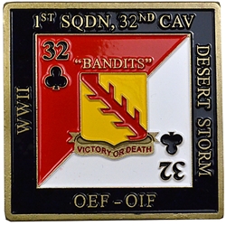 101st Airborne Division (Air Assault), 32nd Cavalry Regiment “Bandits” (♣), 1st Squadron
