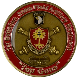 101st Airborne Division (Air Assault), 320th Field Artillery Regiment "Top Guns" (♥), 1st Battalion