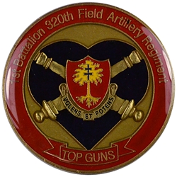 101st Airborne Division (Air Assault), 320th Field Artillery Regiment "Top Guns" (♥), 1st Battalion
