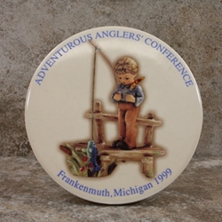 M.I. Hummel Aufsteller Plaque Adventurous Anglers' Conference Tmk 6, Type 1