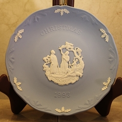 Wedgwood Christmas Plate 1993 While Shepherds Watch