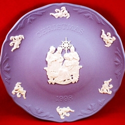 Wedgwood Christmas Plate 1998 Adoration